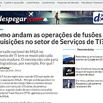 Como andam as operaes de fuses e aquisies no setor de Servios de TI?